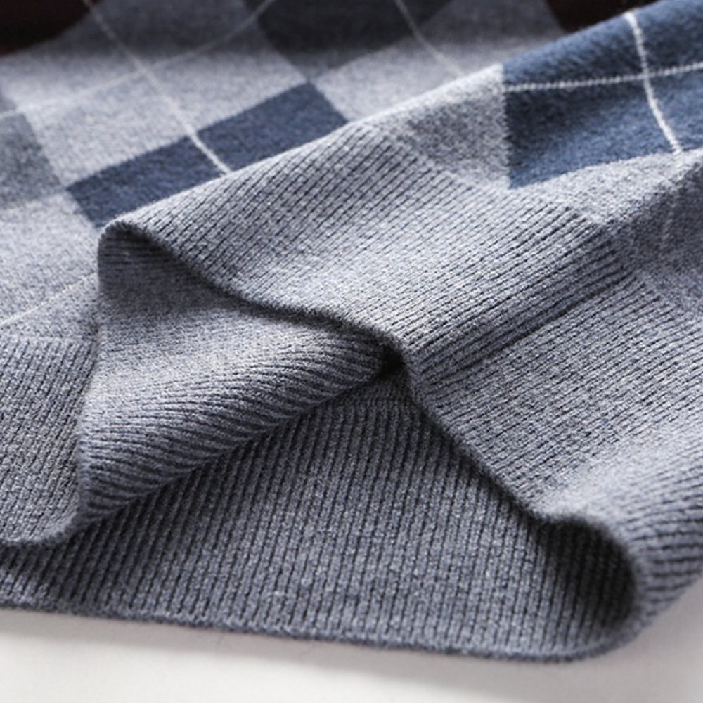 Heren Spencer met Stijlvol Argyle-Patroon - Felix