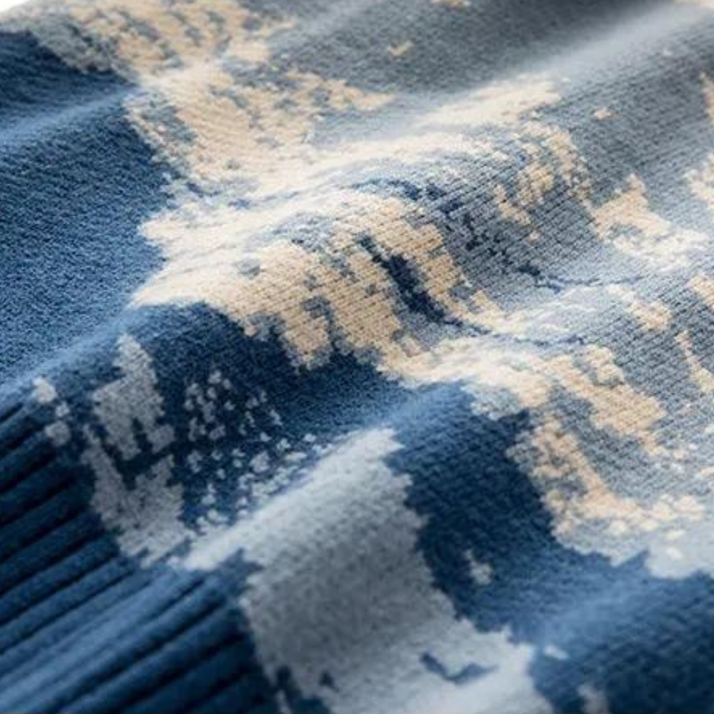 Gebreide Heren Trui met Bergmotief - Nordin