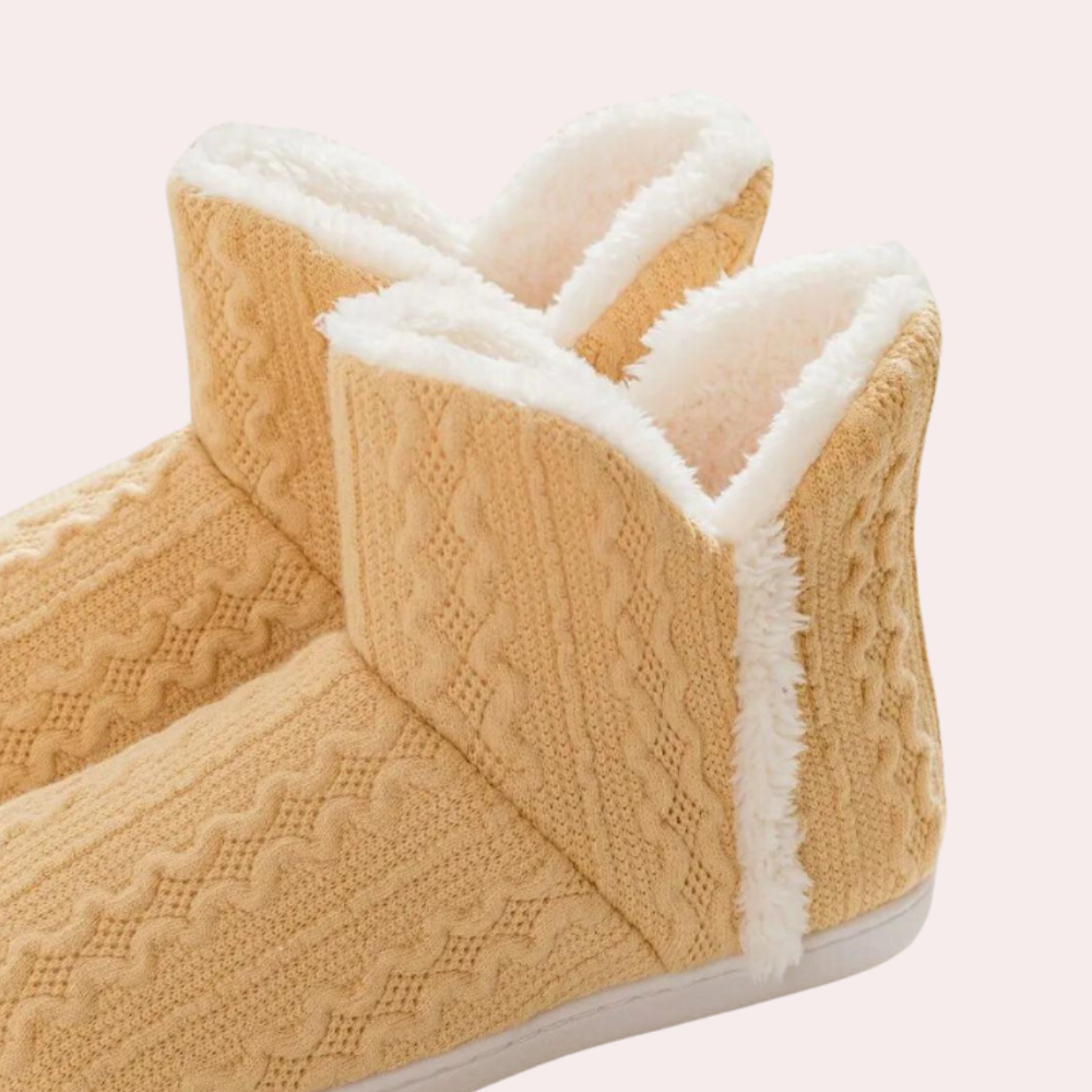 Warme en Zachte Gebreide Pantoffels voor Dames - Elodie