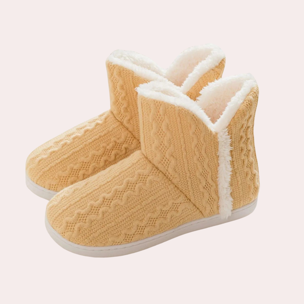 Warme en Zachte Gebreide Pantoffels voor Dames - Elodie