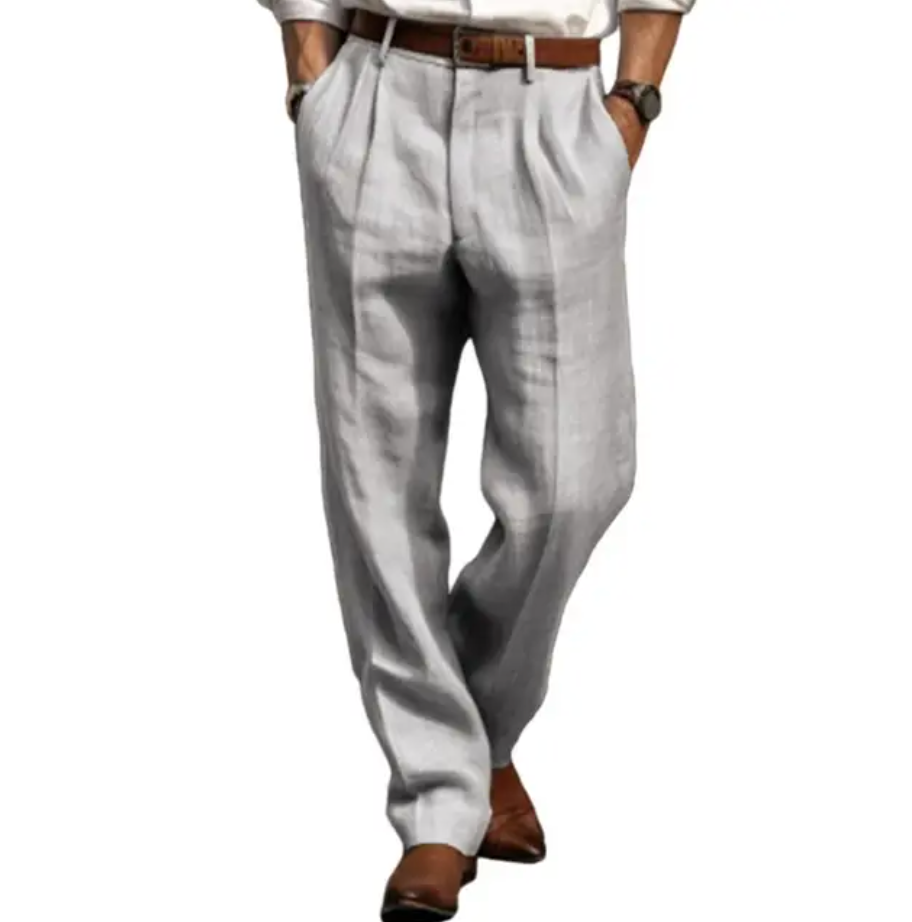 Luchtige Linnenbroek voor Heren met Losse Pasvorm en Zomers Comfort - Maro