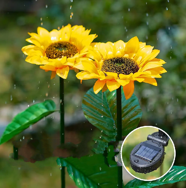 Waterdichte Zonne-energie Zonnebloem Lamp - SolarBloom