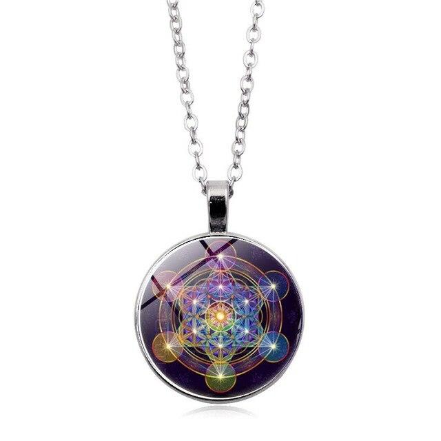 Chakra Hangertje met Metatron’s Kubus - Solantra