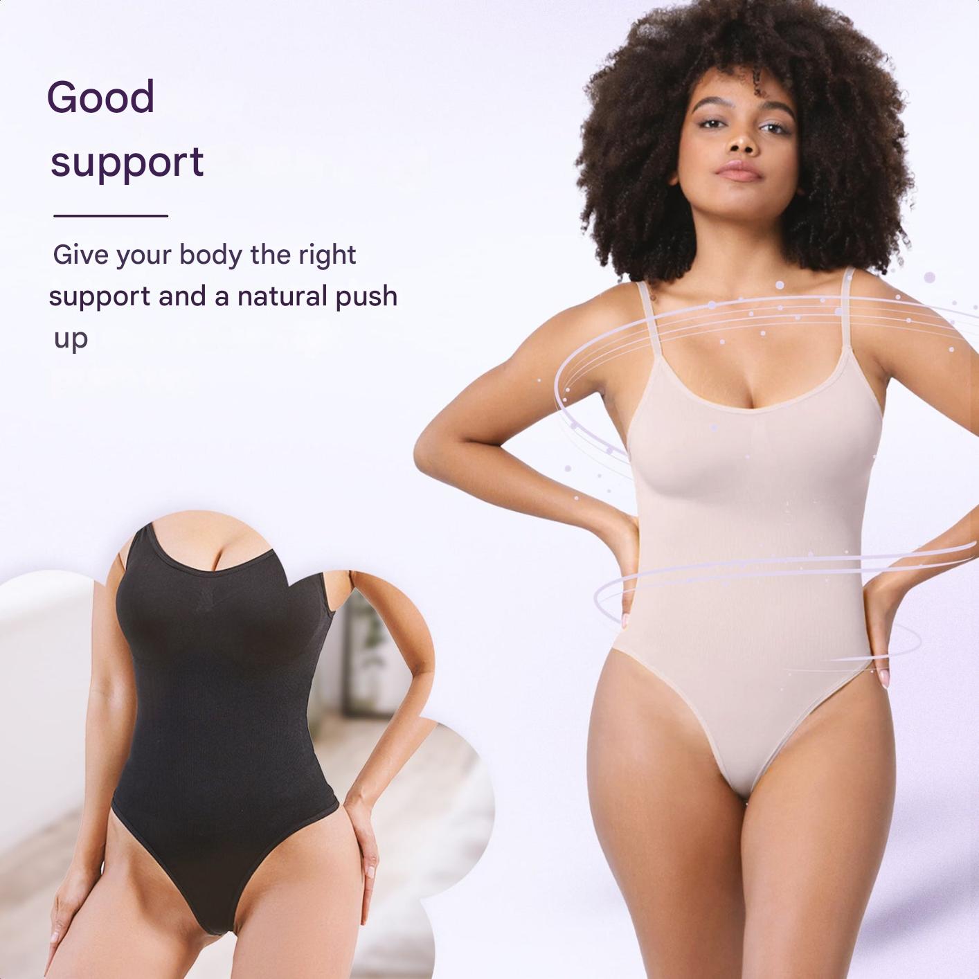 Corrigerende Naadloze Bodysuit String – SculptEase