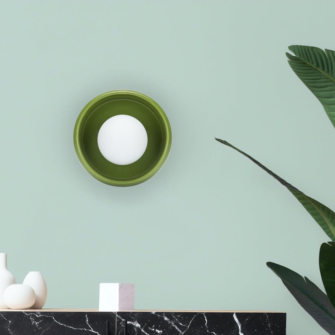 Ronde Keramische Wandlamp - Circo