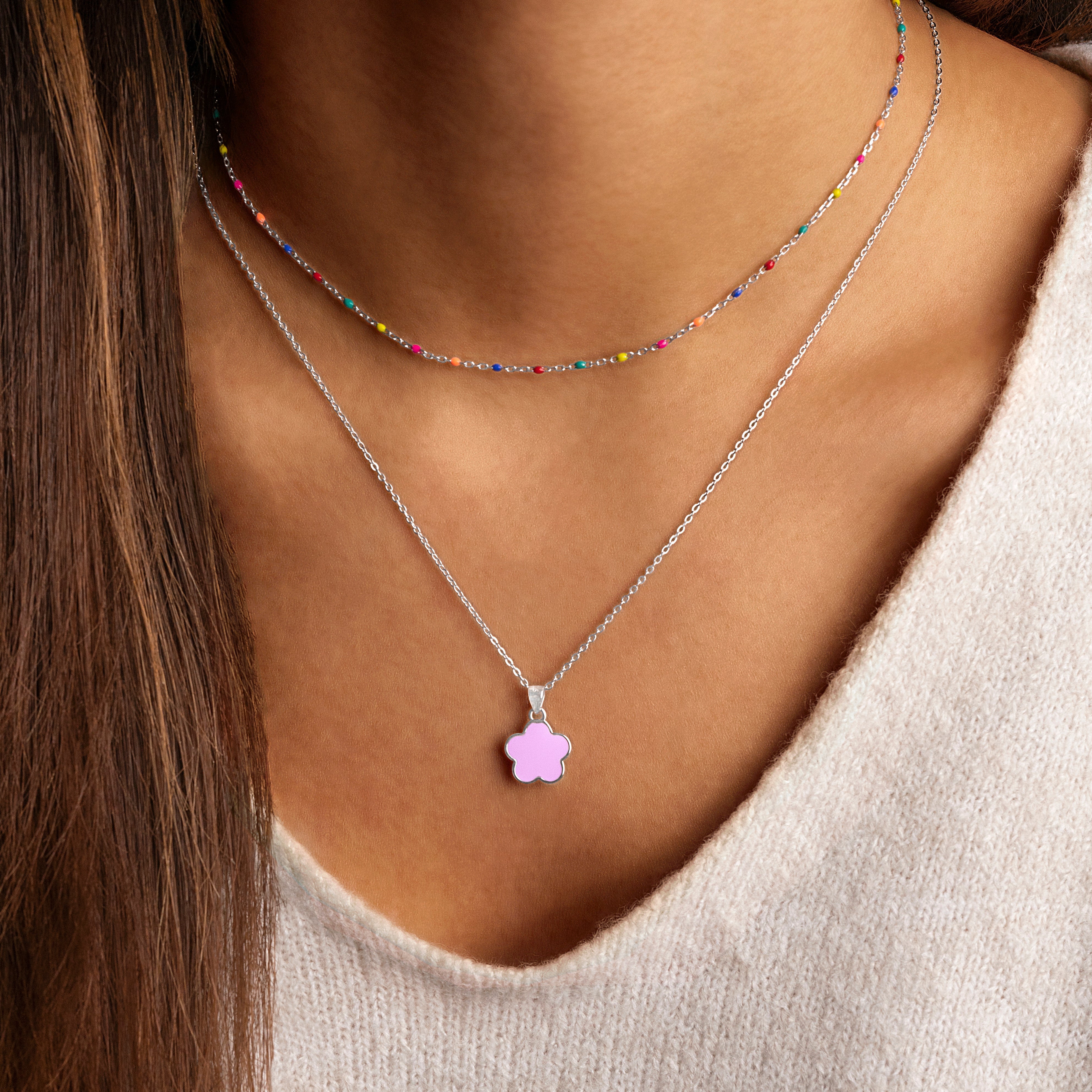 Stijlvolle Regenboogketting - Iris