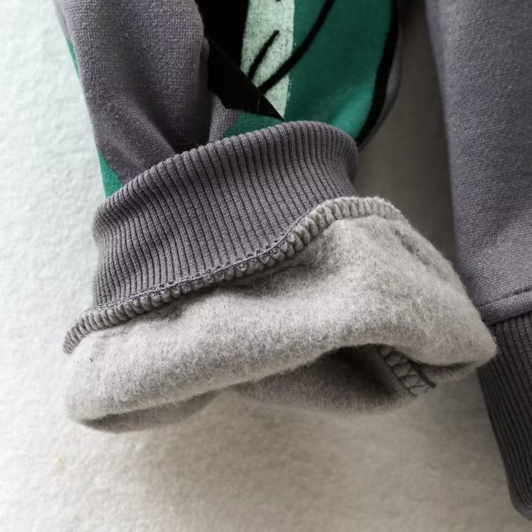 Losvallende Wolprint Sweater - Elise