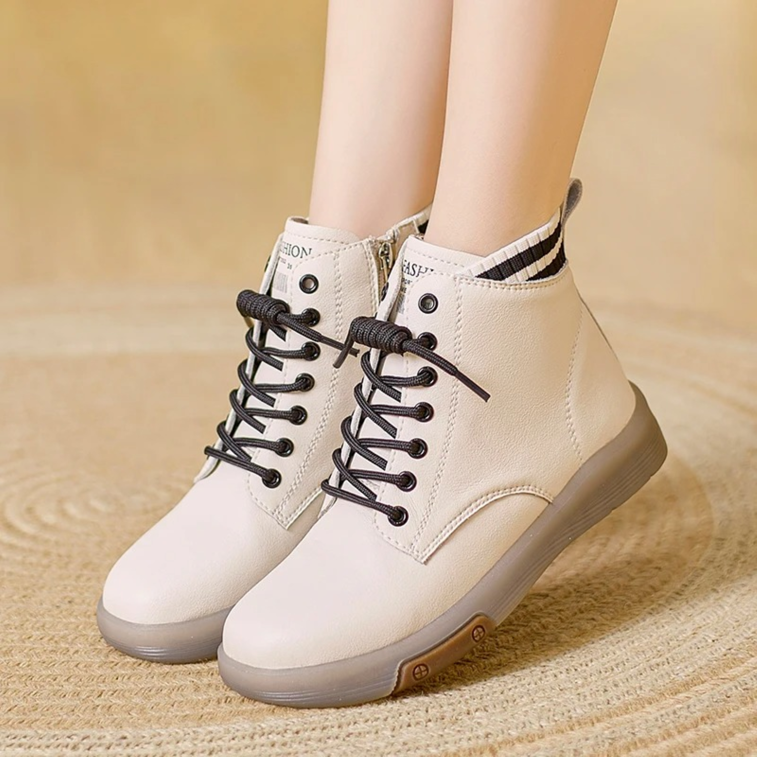 Leren Waterdichte Dames Sneakers - AquaStride