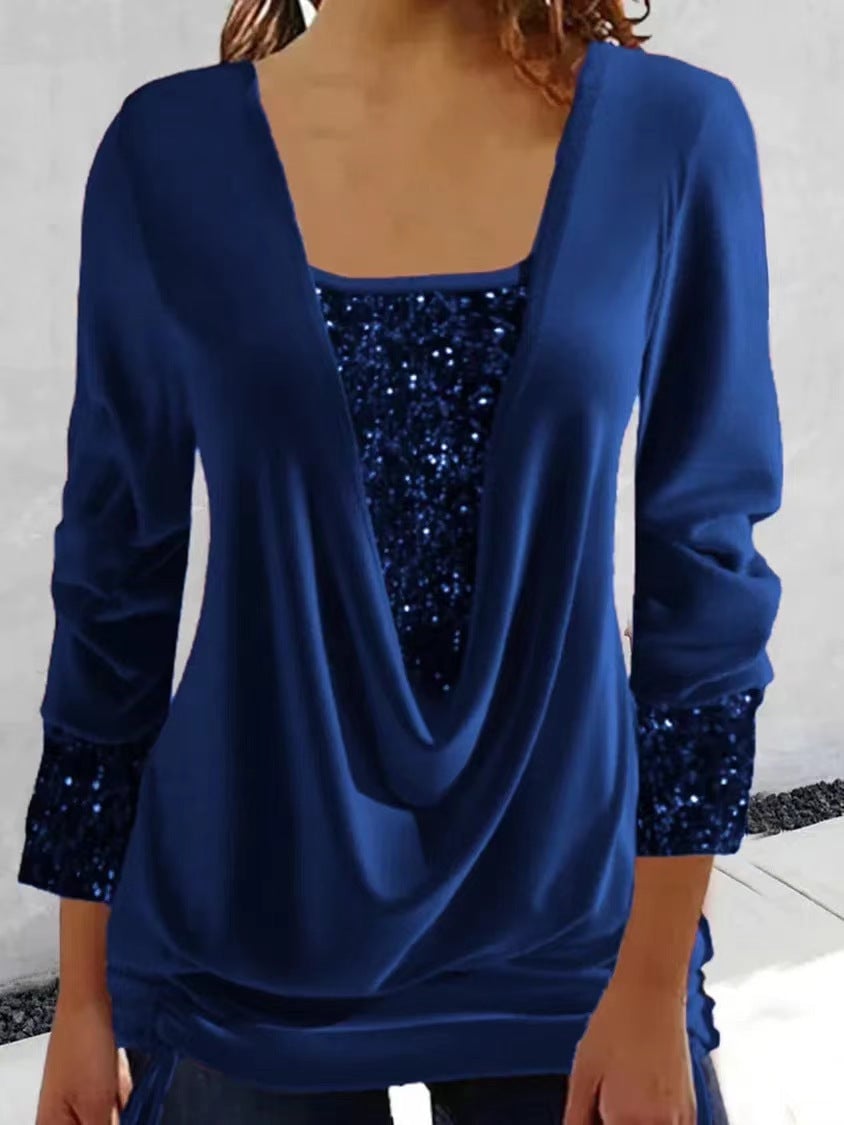 Glamour en Comfortabele Sparkle Top - Luna