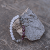 Labradoriet, Jade en Amethist Mala - Seraphine