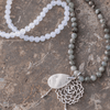 Labradoriet, Jade en Amethist Mala - Seraphine