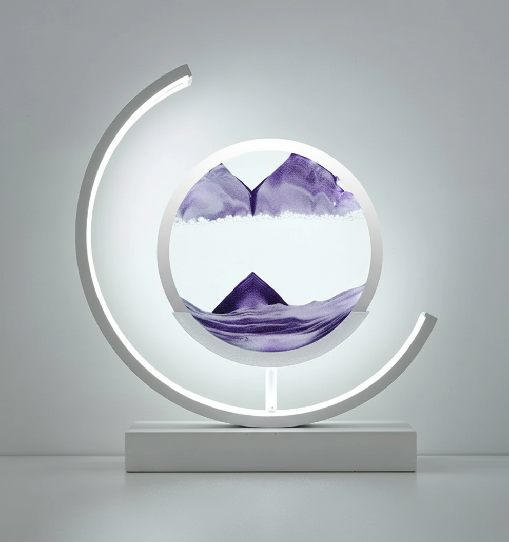 Einzigartige Sandlandschaft Lampe - SerenityLamp 