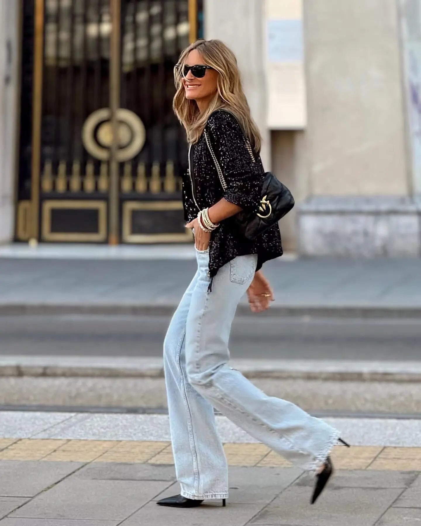 Trendy dames paillettenblazer voor de lente en evenementen – Soraya