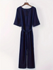 Dames-jumpsuit met strikceintuur – Selina Herfsteditie