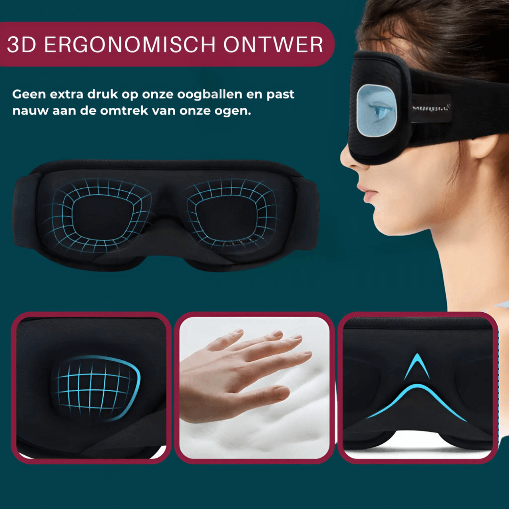 Ergonomisch Slaapmasker - DreamShield