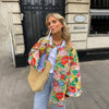 Trendy Print Damesblazer - Eva