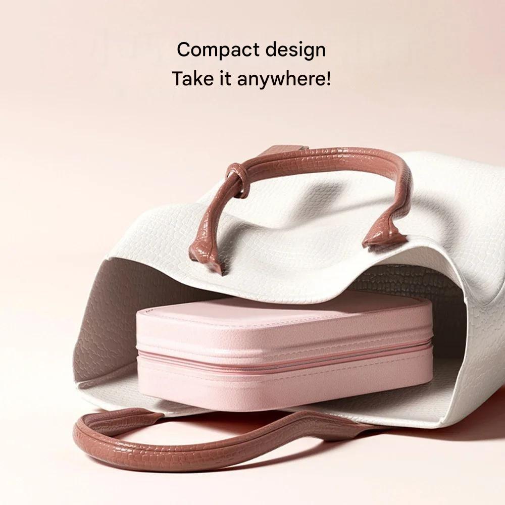 Compacte Verlichte Make-up Organizer voor Onderweg - Liora