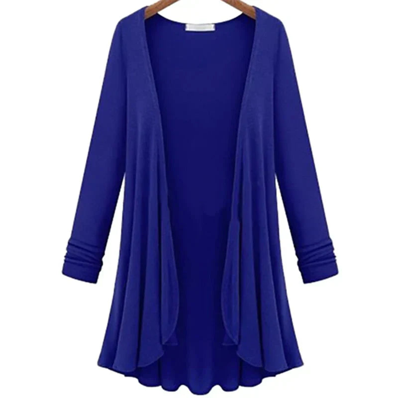 Gebreid Dames Vest met Ruches - Chiara