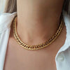 Golden Chain Necklace | Stainless Steel, dus verkleurd niet