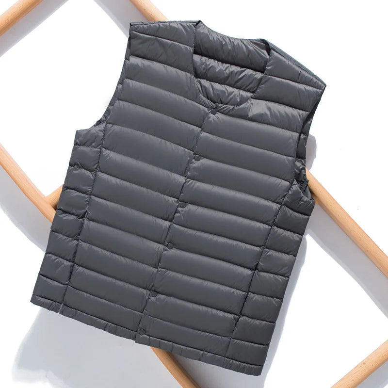 Ultralichte Heren Donsbodywarmer – Laurent