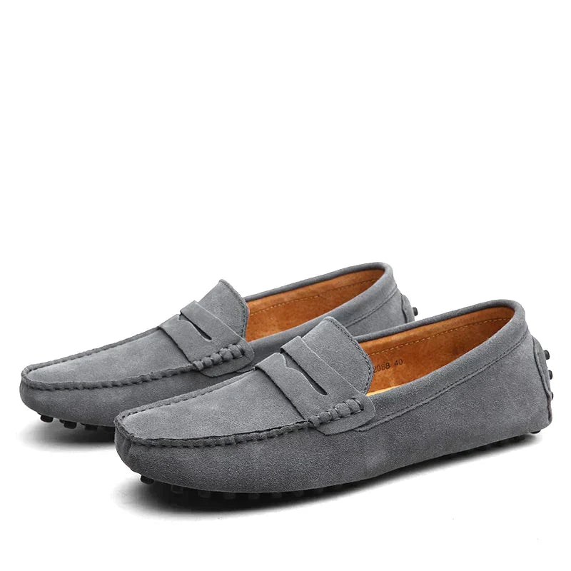 Italiaanse Suède Loafers - Lorenzo