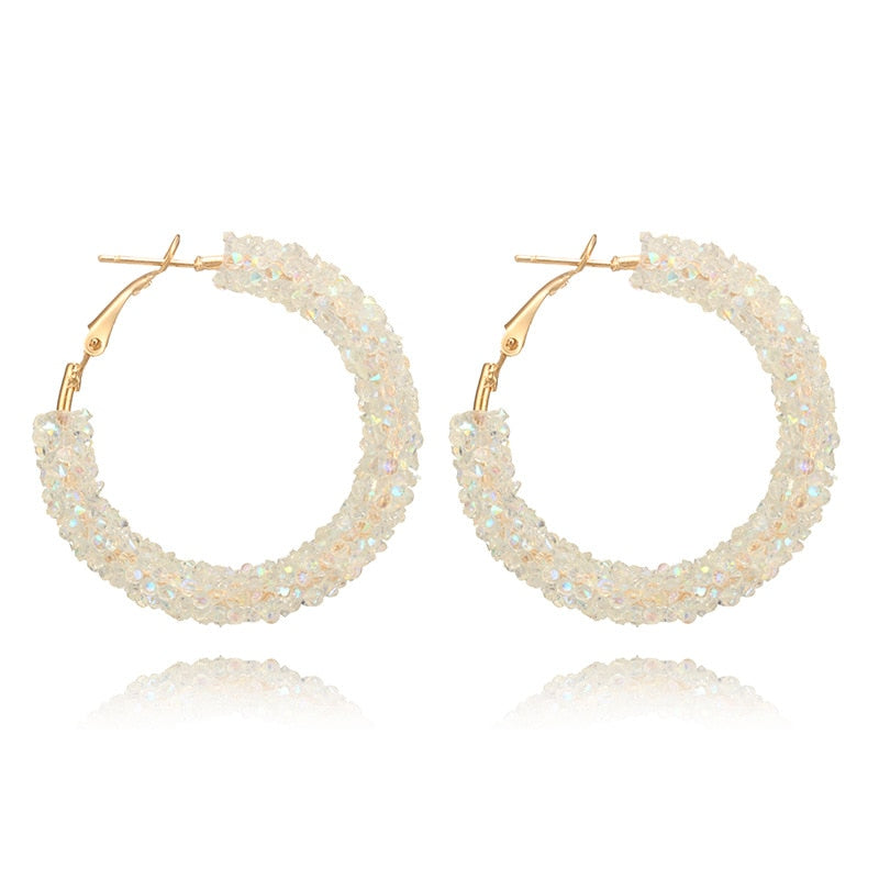 Party Earrings | Hoops met mooie glitters