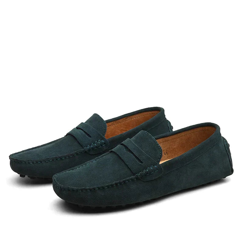 Italiaanse Suède Loafers - Lorenzo