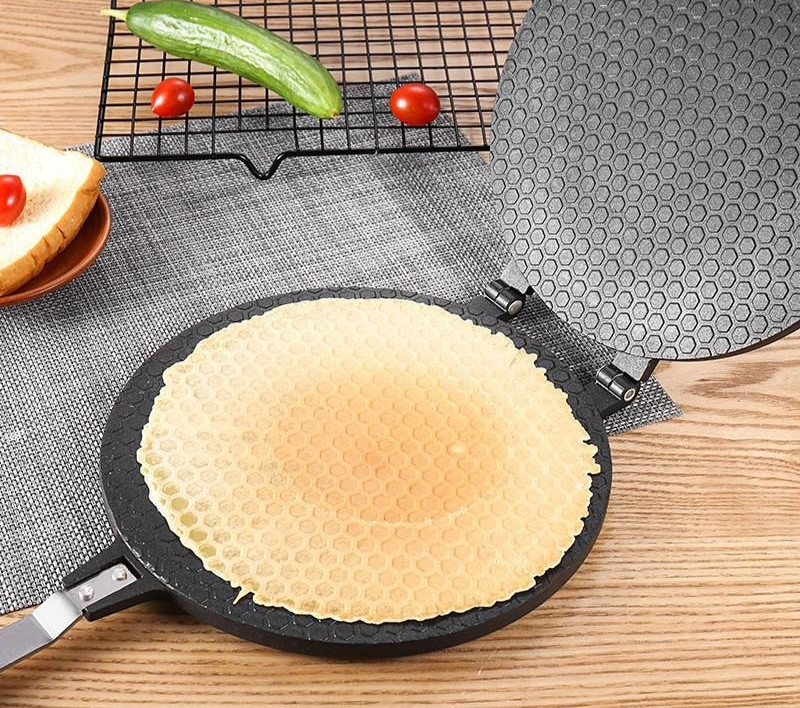 Wafel Koekenpan met vorm | Maak wafels en omeletten in een handomdraai