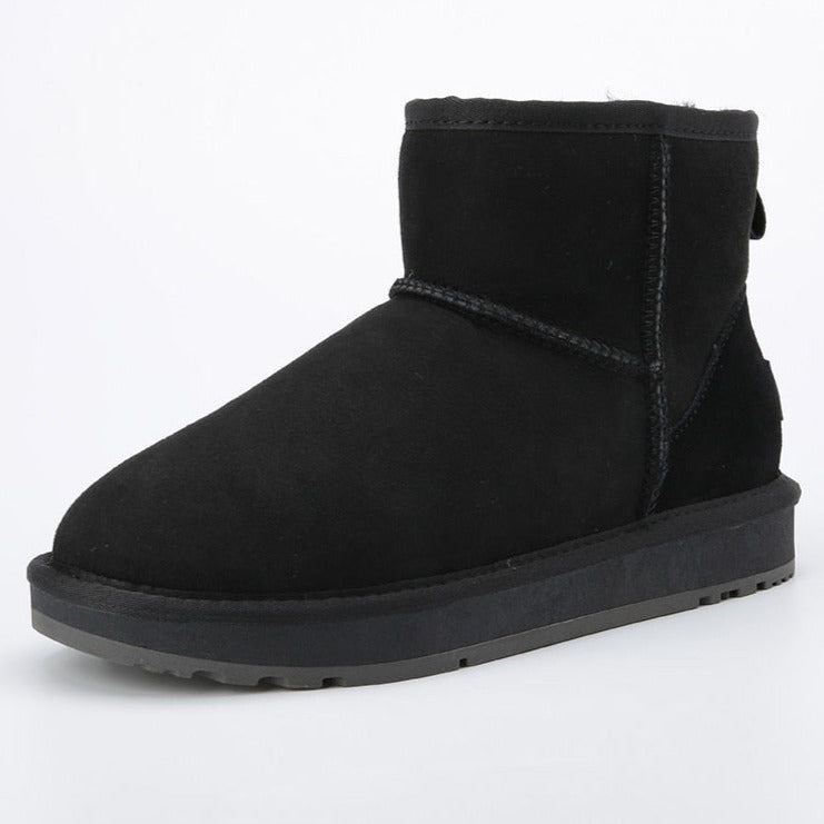 Inoe Suede Winterschoenen | Echt schapenwol, super warm & zacht