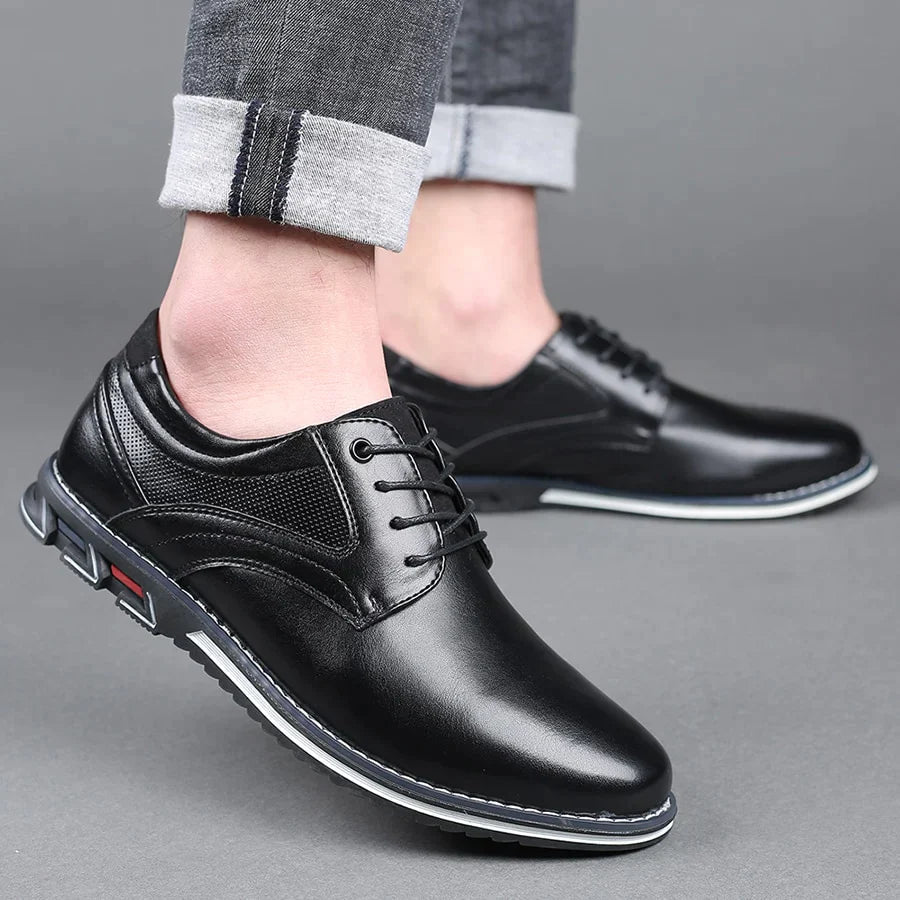 Orthopedische Leren Heren Schoenen – Finn