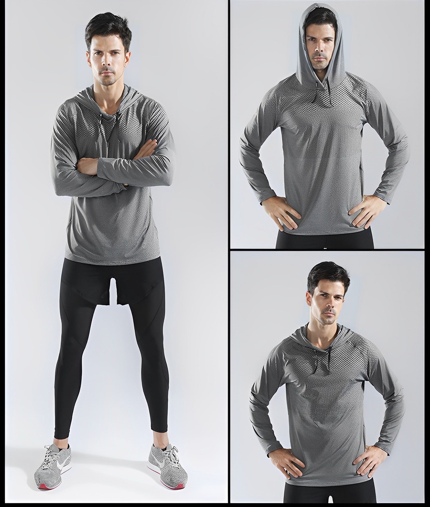 Stijlvol en Comfortabel Fitness-Sweatshirt met Capuchon - Niko