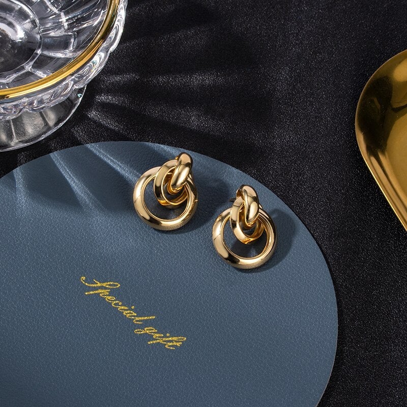 Luxe Gouden Oorbellen - Celestyn