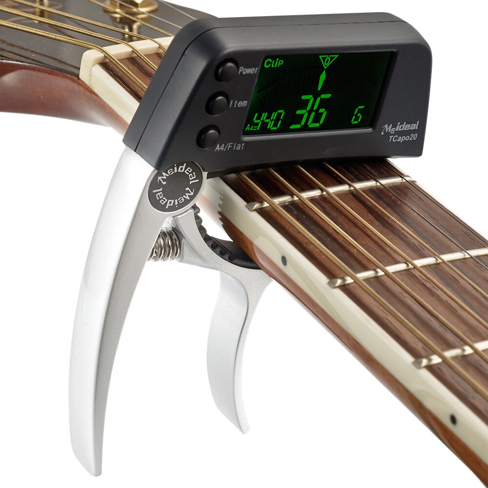 2-in-1 Gitaar Capo & Tuner – TuneGrip