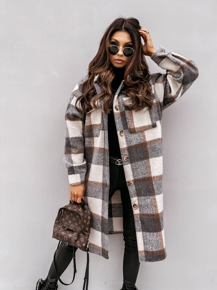 Raisha Plaid Jacket | Casual, retro & fashionable