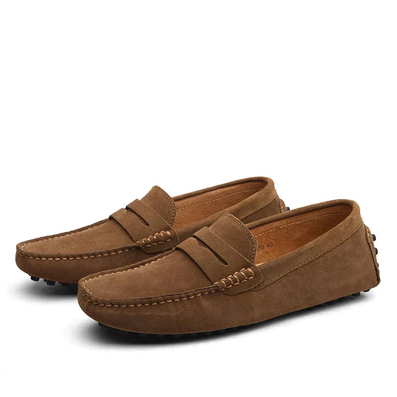 Italiaanse Suède Loafers - Lorenzo