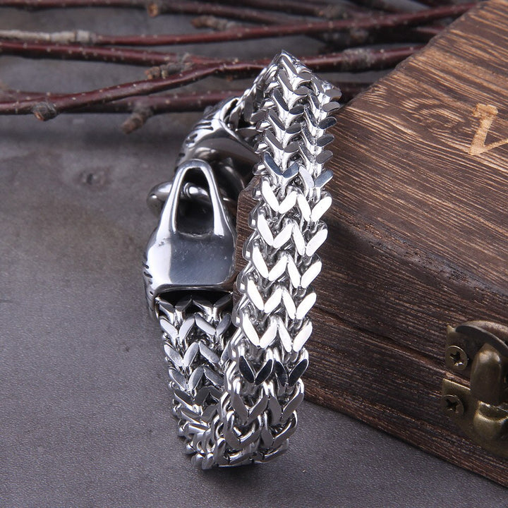 Viking Wolf Charm Armband – Ragnar