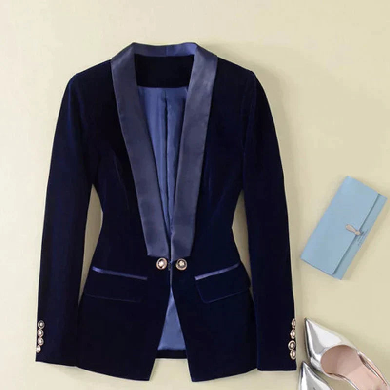 Fluwelen Damesblazer - Vivienne