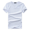 Slim Fit V-hals T-shirt heren – Jonas
