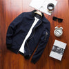 Lichte & trendy heren bomberjack met rits - Jaron
