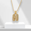Bubble Letters Ketting met Hanger - LuxeLette