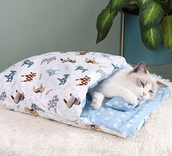 Comfortabele Kattenslaapzak - SnugKitty