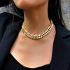 Golden Chain Necklace | Stainless Steel, dus verkleurd niet