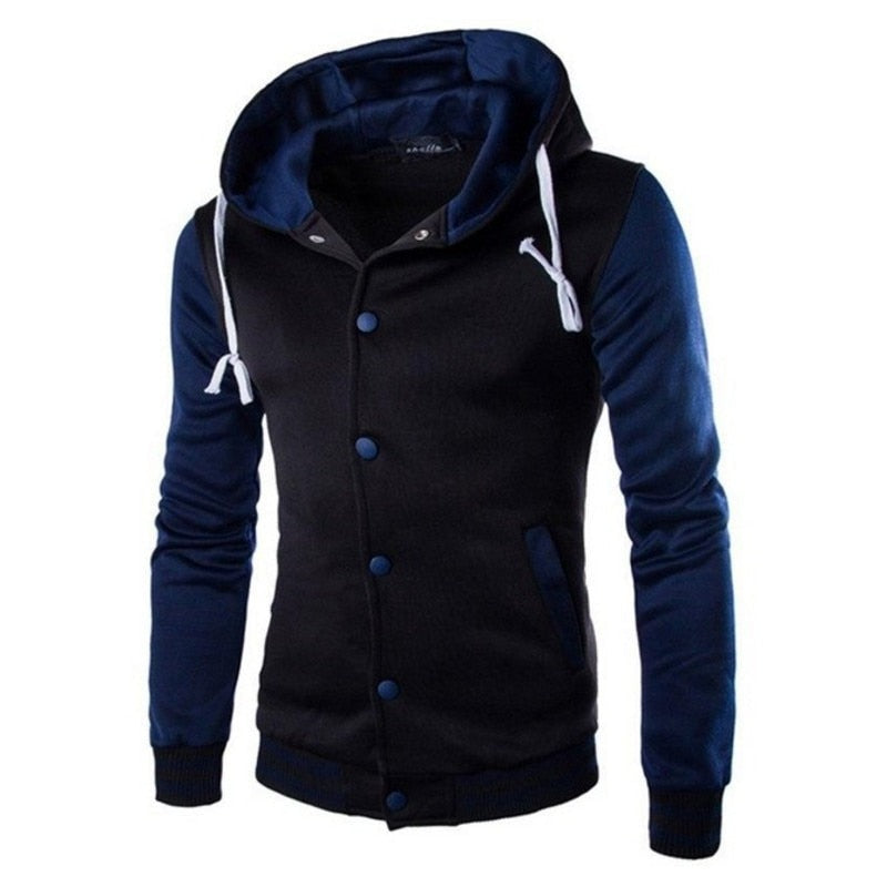 Heren Baseball Hoodie in Varsity Stijl – Herfsteditie Kevin