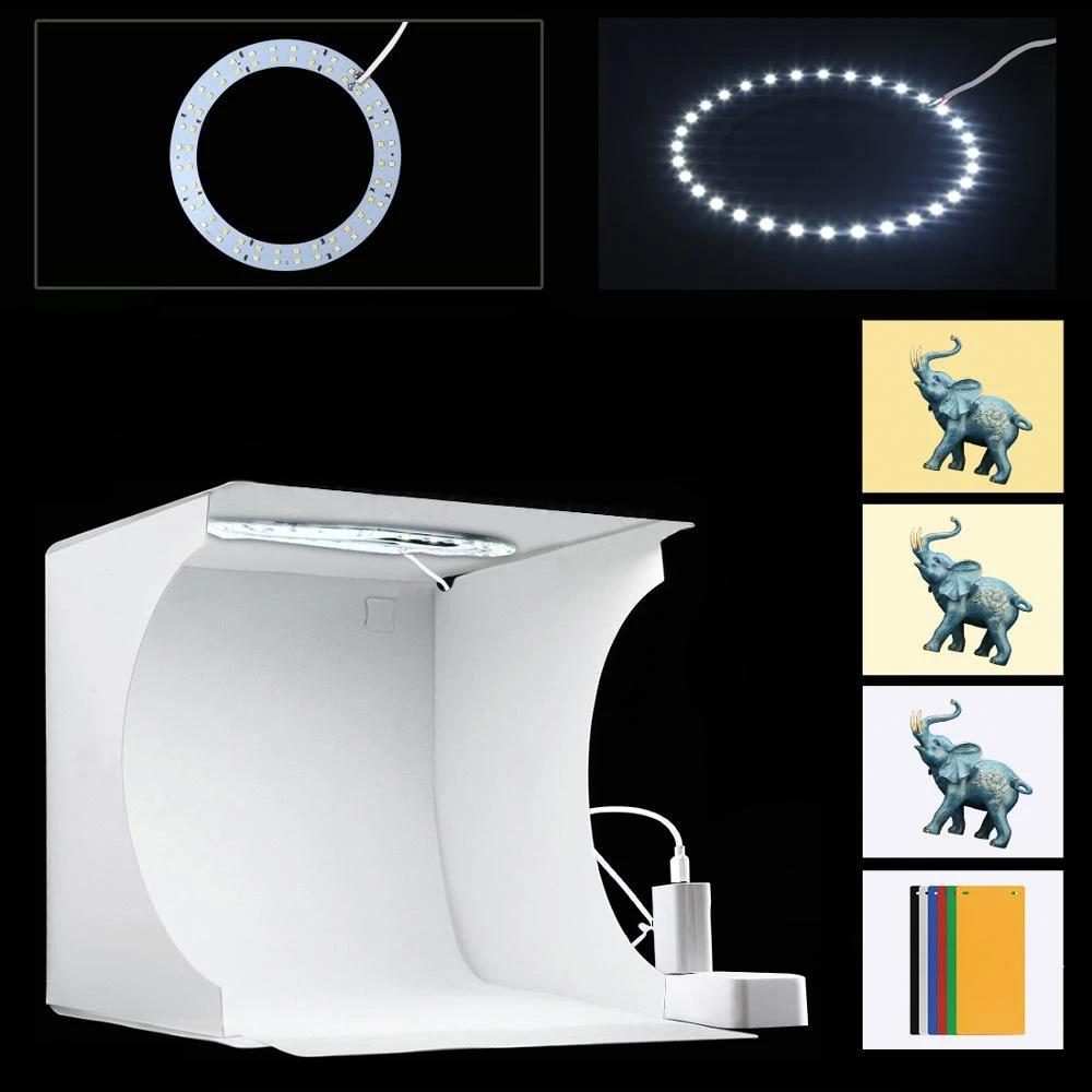 Draagbare Fotostudio met LED-Verlichting – LumiCube