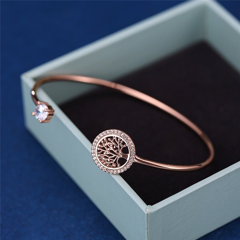 Klassieke Verstelbare Levensboom Armband - Gaia