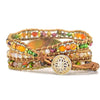 Hamsa Wikkelarmband met Amazonesteen - Zahara
