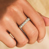 Zilveren Bloemetjes Ring - Aylin