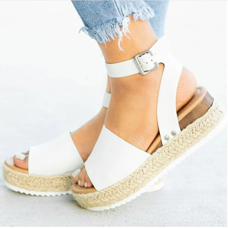 Trendy Dames Espadrille Zomersandalen – Liv