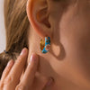 Luxe Bloem Oorbellen - Roselle
