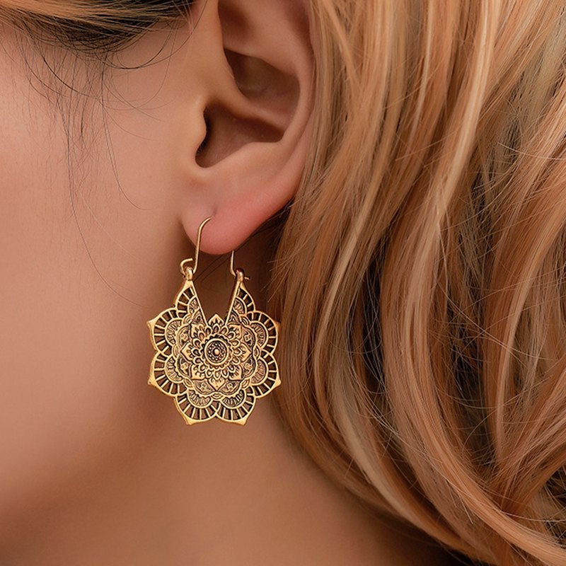 Lotus Mandala Oorbellen - Levana